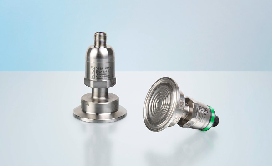 Hygienic diaphragm seal system with IO-Link and switch function